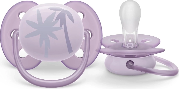 Philips Avent UltraSoft Premium cumi 0–6 hó, lila, 1 db