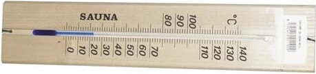 Fa szaunahőmérő 27 cm falra