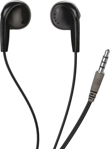 Maxell EB-98 fülhallgató 3,5 mm-es jack csatlakozóval – Fekete