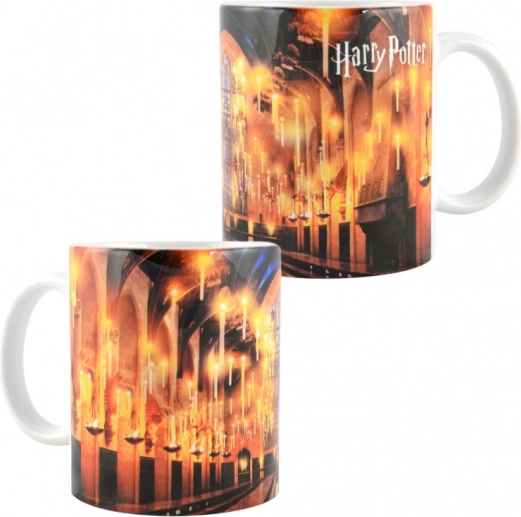Porcelán bögre Harry Potter – Roxfort Nagyterem 320 ml, LICENCED EREDETI TERMÉK