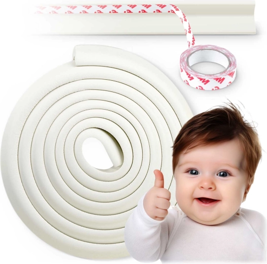 RICOKIDS biztonsági hab élvédő, fehér, 6 m