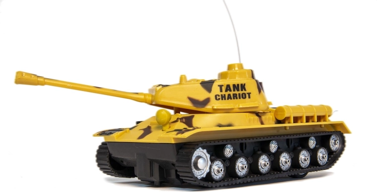 Távirányítású harckocsi, színmix - 1 db
