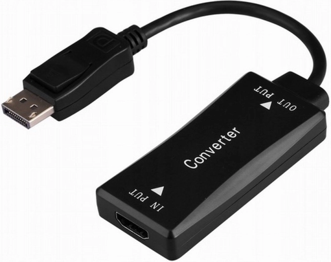 Aktív HDMI–DisplayPort konverter 4K 30 Hz, 0,15 m