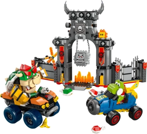 LEGO Super Mario Mario Kart – Bowser vára versenykészlet