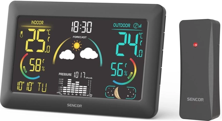 Sencor SWS 4900 meteorológiai állomás vezeték nélküli érzékelővel