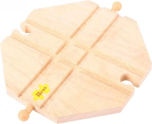 Bigjigs Rail Fa Vonatkereszteződés