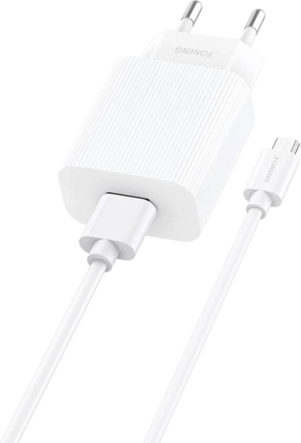 FONENG 12 W gyorstöltő USB-vel és Micro USB kábellel