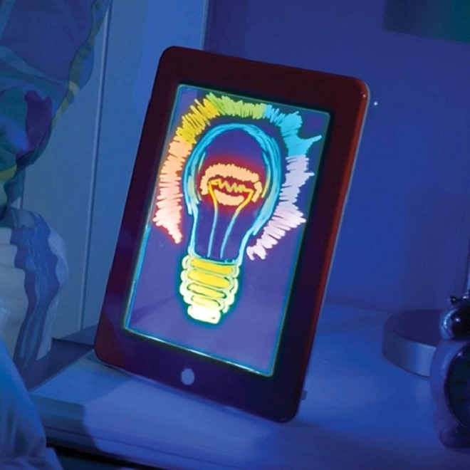 Varázslatos 3D rajzoló tablet filctollakkal – kék