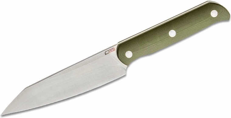 CJRB Silax fixpengés kés 13 cm sand polish éllel, zöld G10 markolattal és Kydex tok