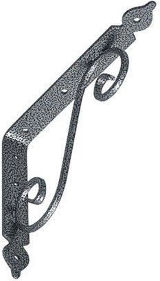 Konzol polcokhoz 240 × 190 mm, ezüst, fokozatos