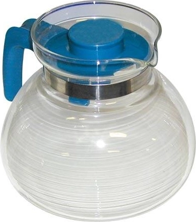 Svatava üveg teáskanna 1,7 l műanyag fedővel és fogantyúval