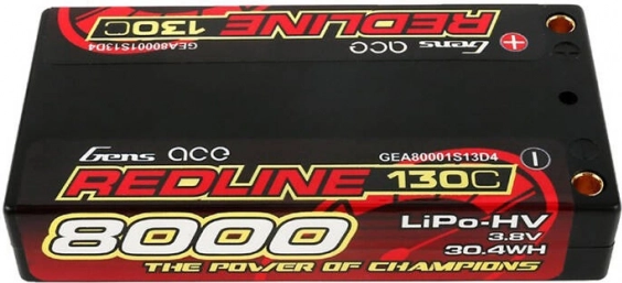 Lipo akkumulátor Gens Ace Redline 8000mAh 3,8V 130C