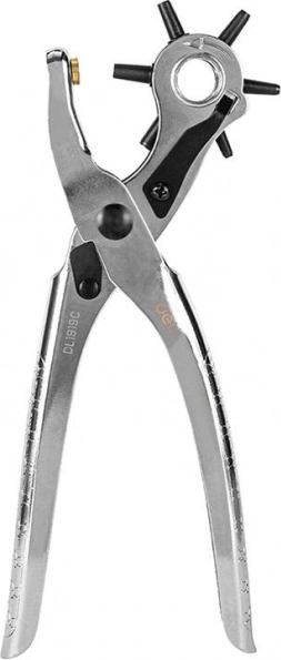 Deli tools bőrstancoló fogó 9" (ezüst)