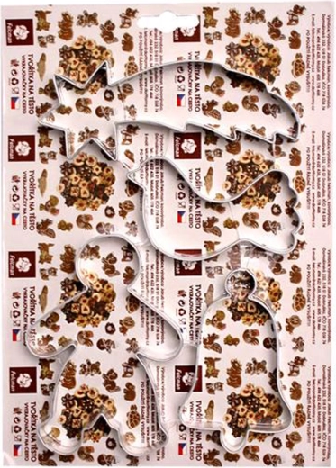 Kiszúrókészlet süteményhez – üstökös, galamb, fiú, harang (4 db)