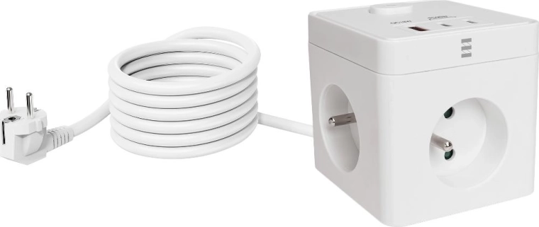 RETLUX hosszabbító USB-töltéssel
