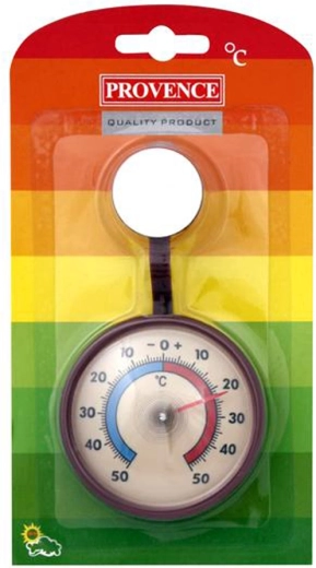 Kültéri öntapadós hőmérő PROVENCE -50 – +50 °C