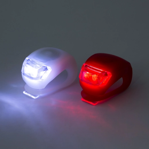 LED kerékpárlámpa-készlet TPE burkolattal