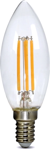 Solight retro LED gyertya izzó E14 4 W 3000 K 440 lm
