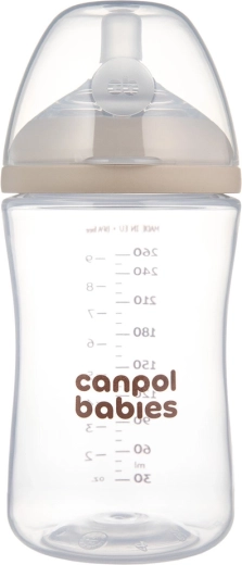 Canpol babies antikólikás cumisüveg Natural Shape 260 ml