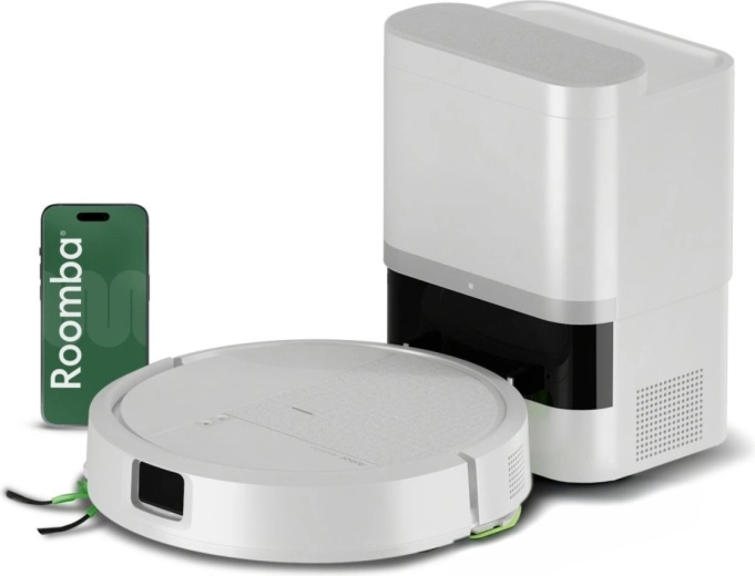 iRobot Roomba 115 Combo automatikus ürítőállomással, fehér