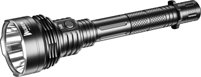 Wuben H8 Deluxe Kit taktikai zseblámpa 1800 lm, fekete szett