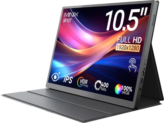 Minix SF10T hordozható érintőkijelzős monitor 10,5"