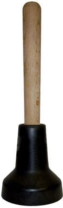 Lefolyótisztító pumpa fekete 9 cm