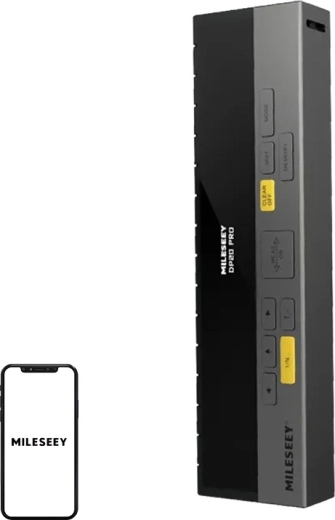 Mileseey DP20 Pro lézeres távolságmérő OLED kijelzővel és Bluetooth-szal (0,25–120 m)