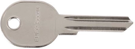 RICHTER EURO SECURE hengerzárbetéthez való kulcsnyersanyag