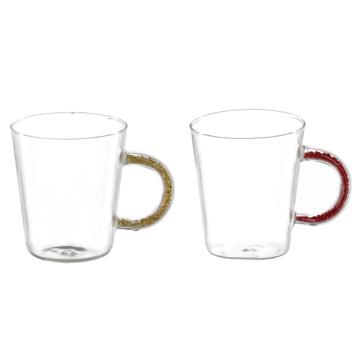 Üvegbögre színes füllel