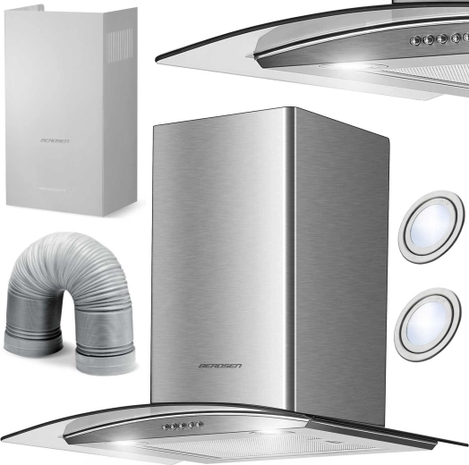 60 cm-es BERDSEN BT-202 Inox kürtős páraelszívó