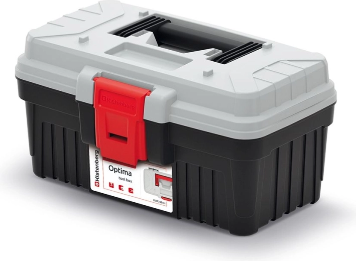 OPTIMA szerszámoskoffer rekeszek nélkül 296 × 178 × 153 mm – szürke
