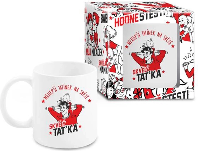 Ajándék kerámia bögre Szuper apa 300 ml