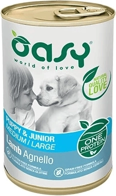 Oasy One Protein Puppy & Junior Medium/Large bárány 400 g