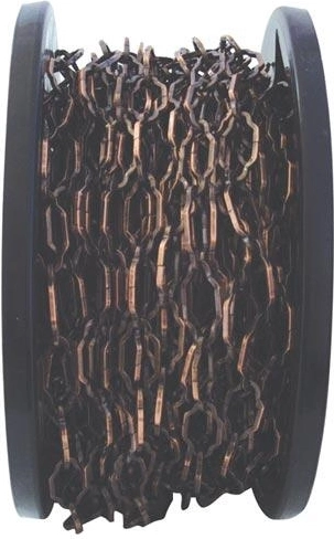 Z310/4 acéllánc, barnított, 30 m