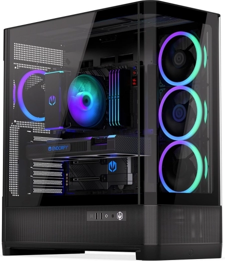 Endorfy Aquarius 8000 Corona edzett üveg „showcase” PC ház