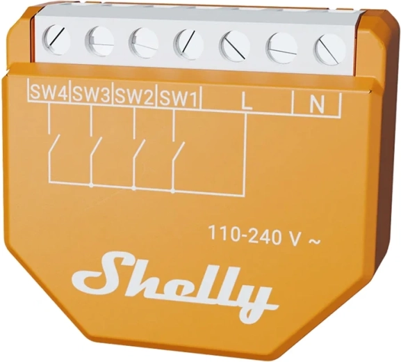 Shelly Wave i4 LR intelligens Z-Wave bemeneti modul