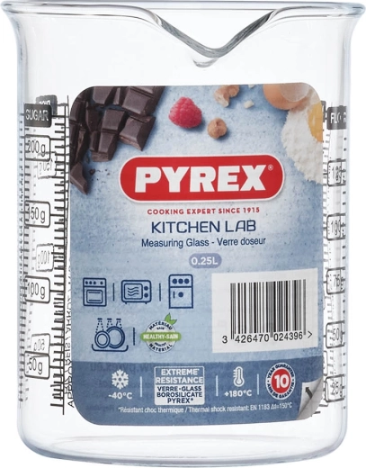 PYREX üveg mérőedény 0,25 l