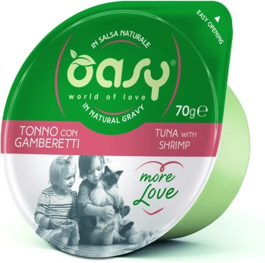 Oasy More Love tonhal garnélával pohár 70 g