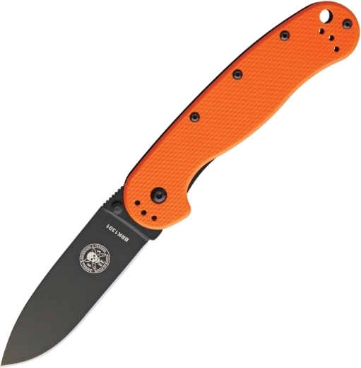 ESEE Avispa Black Orange zsebkés szabadtéri használatra, 8,9 cm