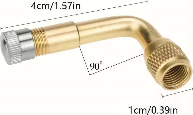 Fém szelep hosszabbító 90° – 100 db-os készlet