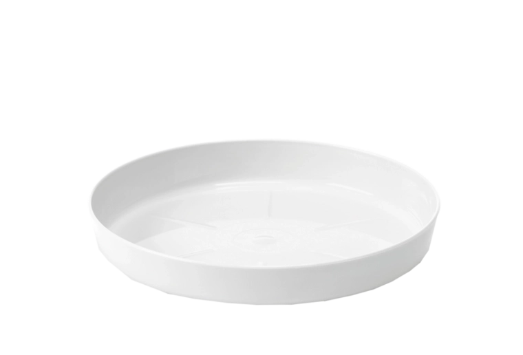 Lamela fehér alátét 25 cm-es virágcserepekhez