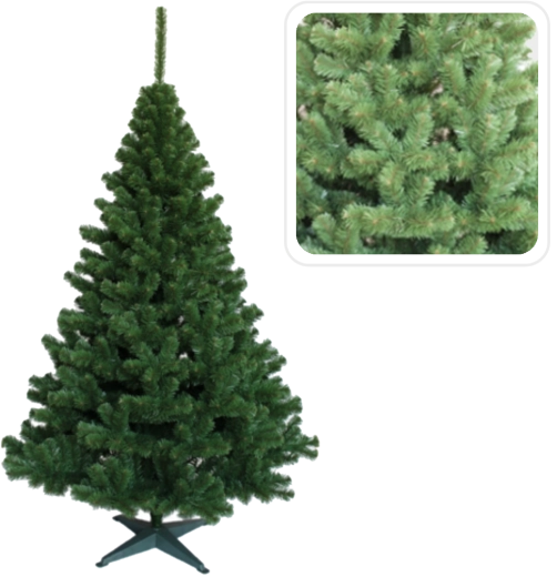 Mű karácsonyi jegenyefenyő 220 cm - 1 db