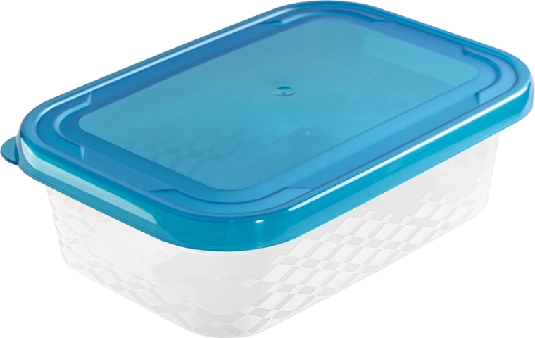 Blue Box téglalap alakú ételtároló doboz 1 l (13,6 × 19,5 cm)