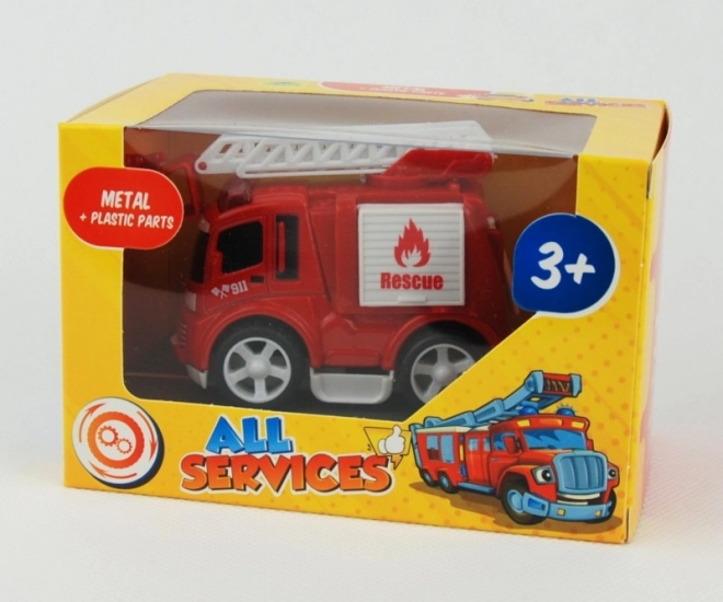 Fém jármű dobozban