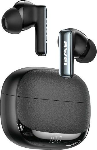 Awei TA19 ANC vezeték nélküli Bluetooth fülhallgató, fekete