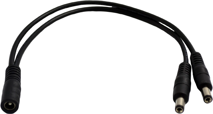 Solight tápcsatlakozó-elosztó LED-szalagokhoz, 5,5 × 2,1 mm (1× aljzat 2× csatlakozóra)