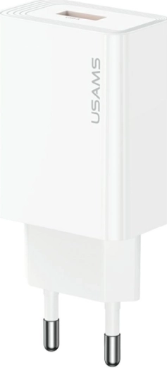 USAMS T69 hálózati töltő USB-A 10,5 W 2,1 A fehér