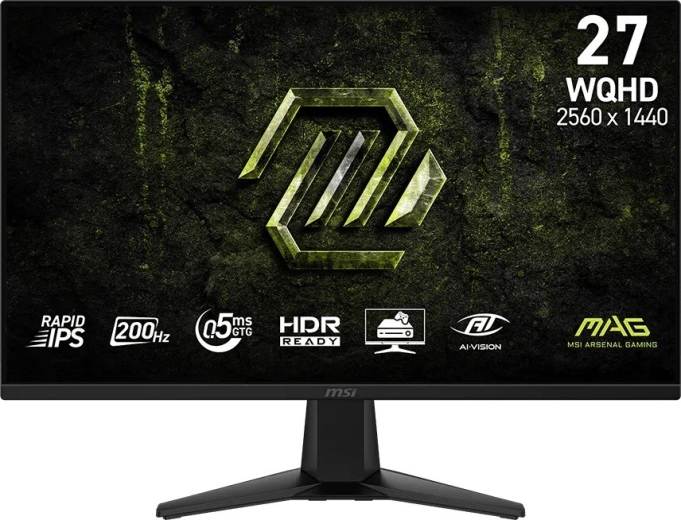 Monitor 27" WQHD 200 Hz MAG 275QF E20 fekete