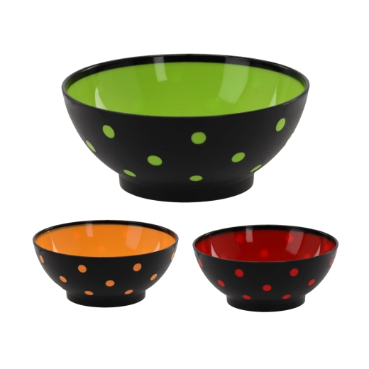 Spotty műanyag tál 0,75 l pöttyökkel